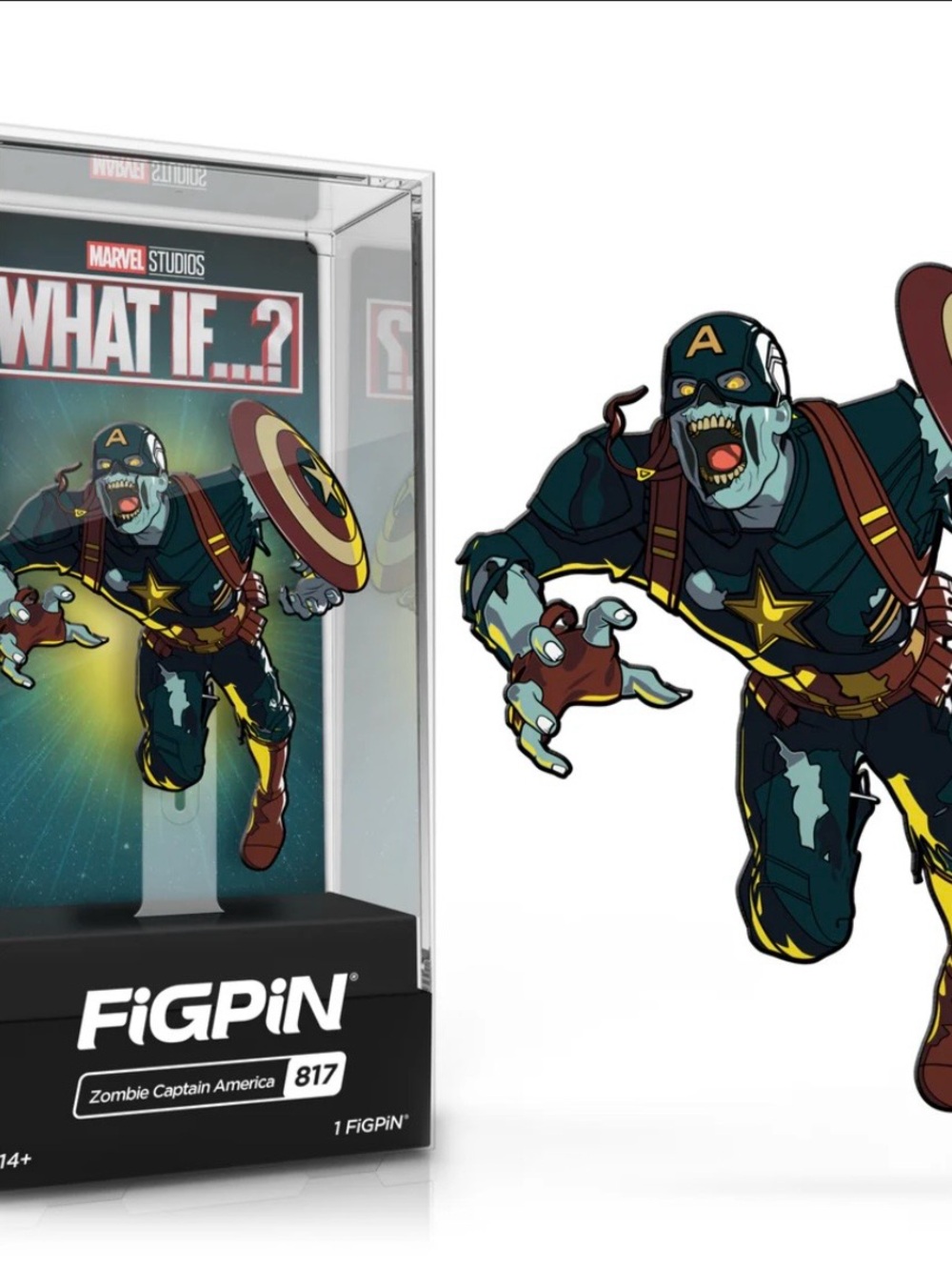 Figpin Marvel What If…? Zombie Captain America #817 AP Artist Proof Pin